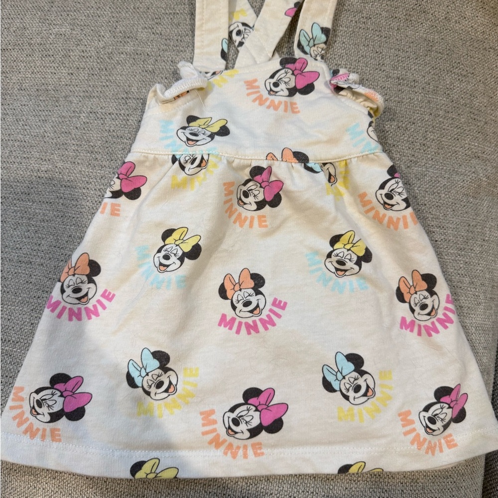 Disney Baby Cream and Pink Minnie Mouse Outfit